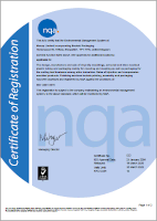 ISO 14001-2015 Certificate of Registration, MOCAP Limited