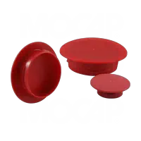 Push-in Plugs For 1-1/4 SAE Threads - Red LDPE Thread Protectors (40 Pack) By MOCAP