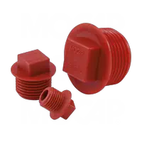 Plastic Flanged Square Head Bolt for NPT Threads
